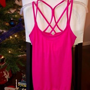 Athleta layered tank Sz Small.